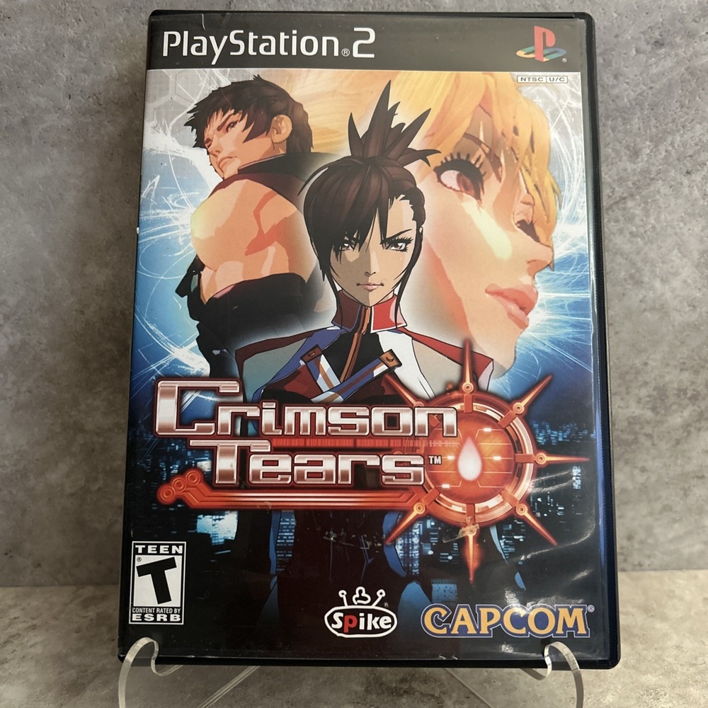 Crimson Tears PS2 CIB Very Good+ Manual & Registration Card Authentic Tested